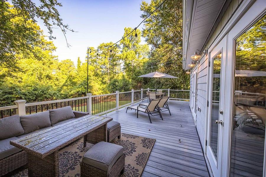Trex Deck with Lounge Furniture