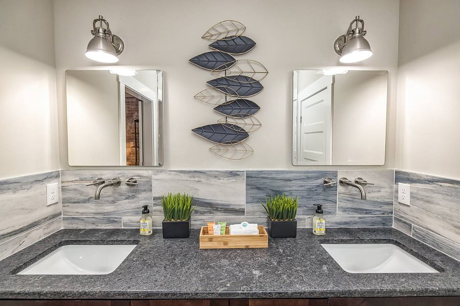 Dual Sinks in Master Bathroom