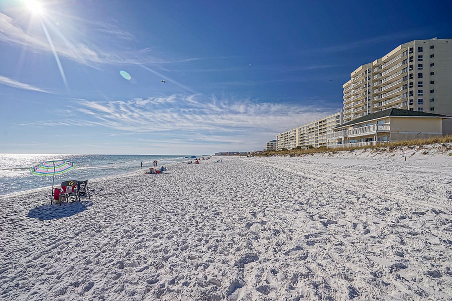 Bask in the serenity or private white sandy beaches