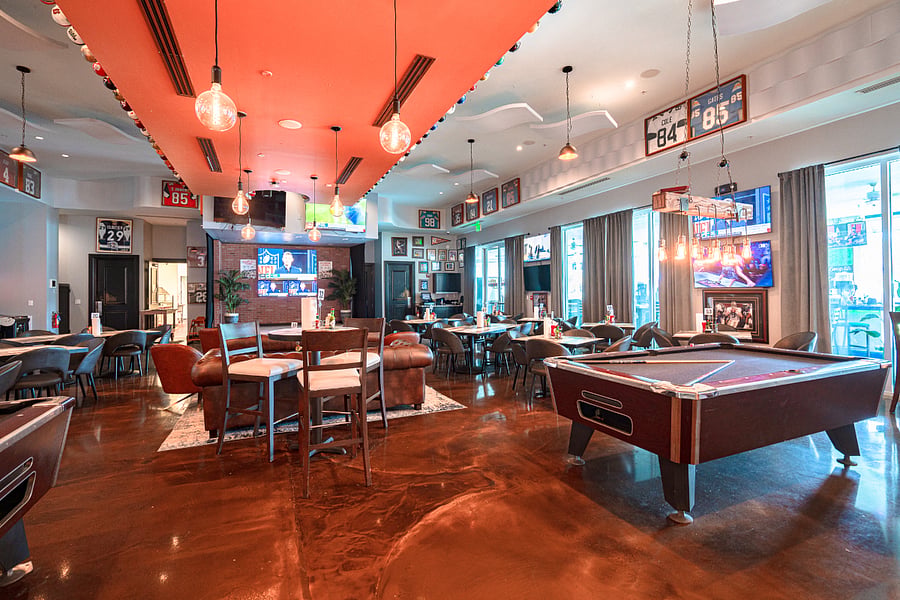 Escape the kitchen and savor a meal at The Palms restaurant