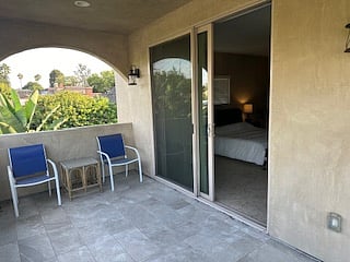 Private Patio area for Master Bedroom Upstairs
