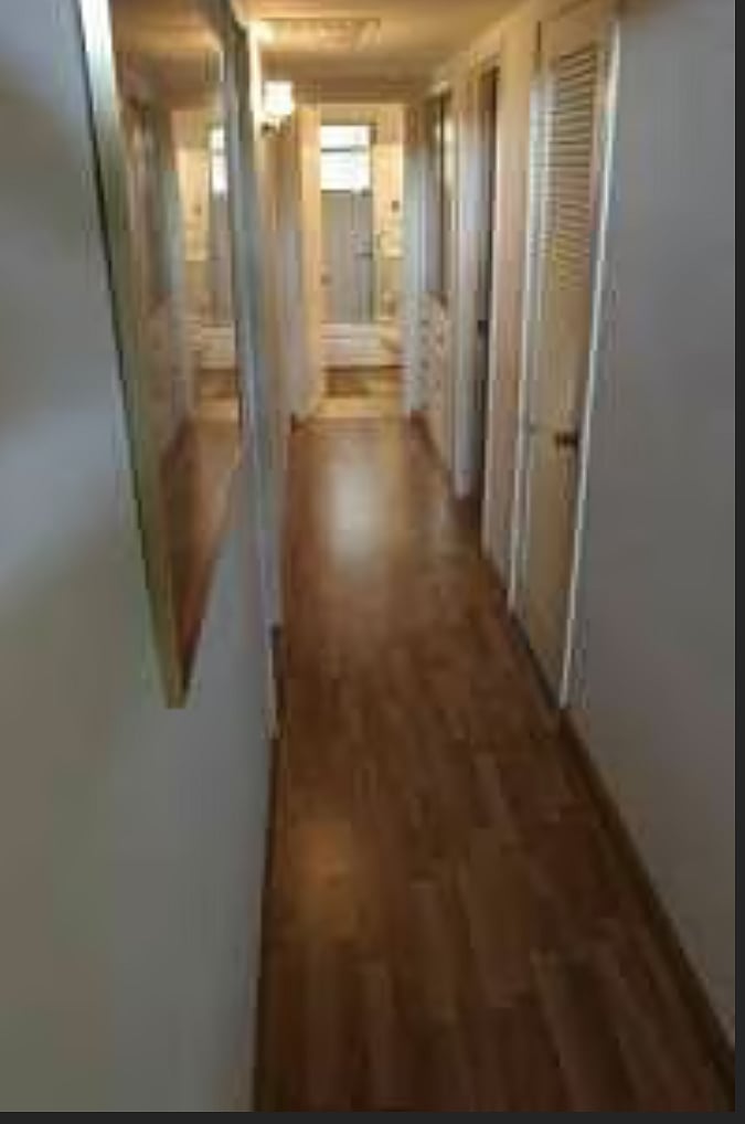 Wood Floors in Hallway