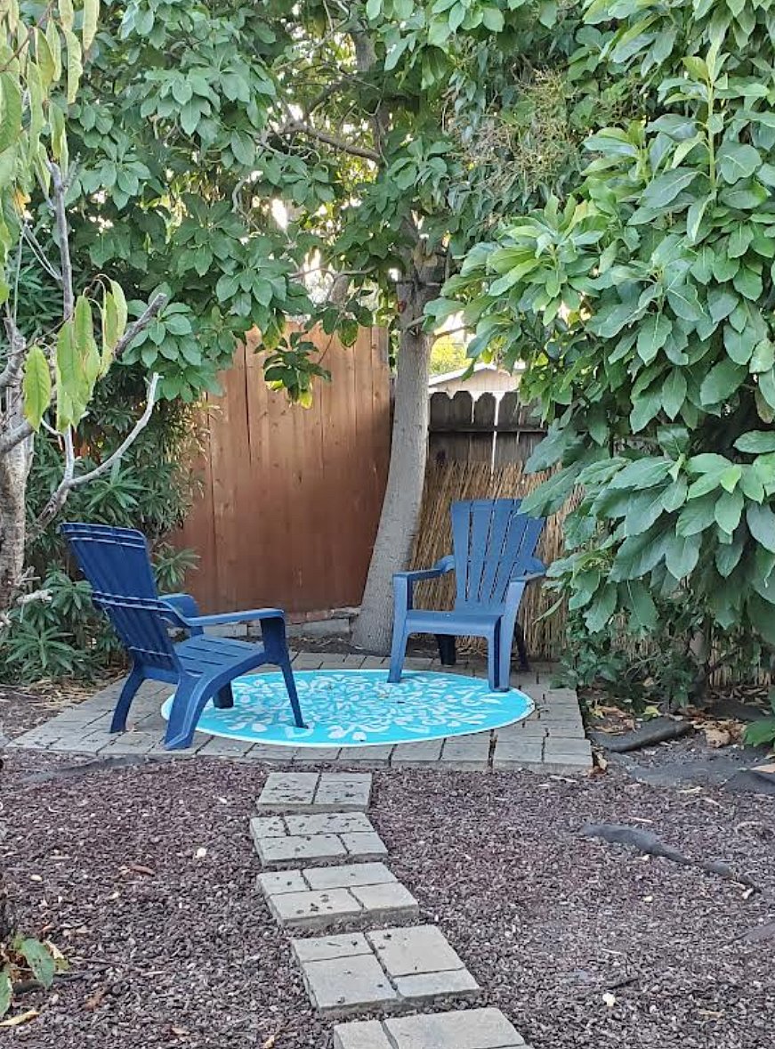 Furnished Patio outside Room door