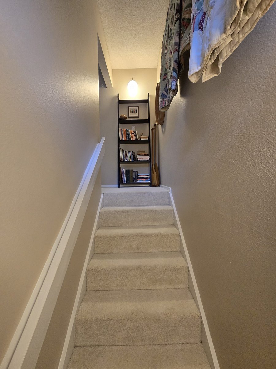 Stairs to the primary suite