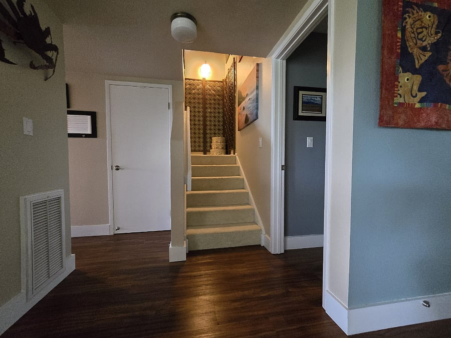 Stairs to the primary suite