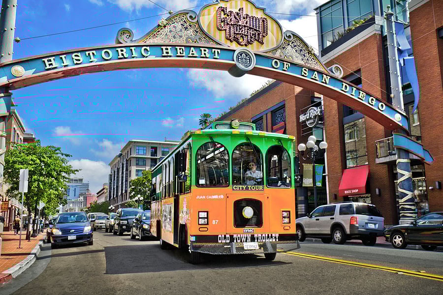 The Gaslamp District (5-7 min)! San Diego's premier entertainment center with restaurants, bars, clubs, baseball, and anything you can think of!!!