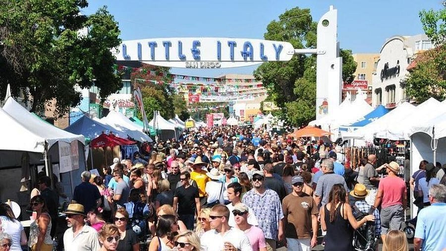Little Italy! San Diego's newest restaurant and entertainment are next to downtown San Diego and only a 5-7 min drive away!