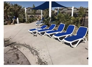 community pool area