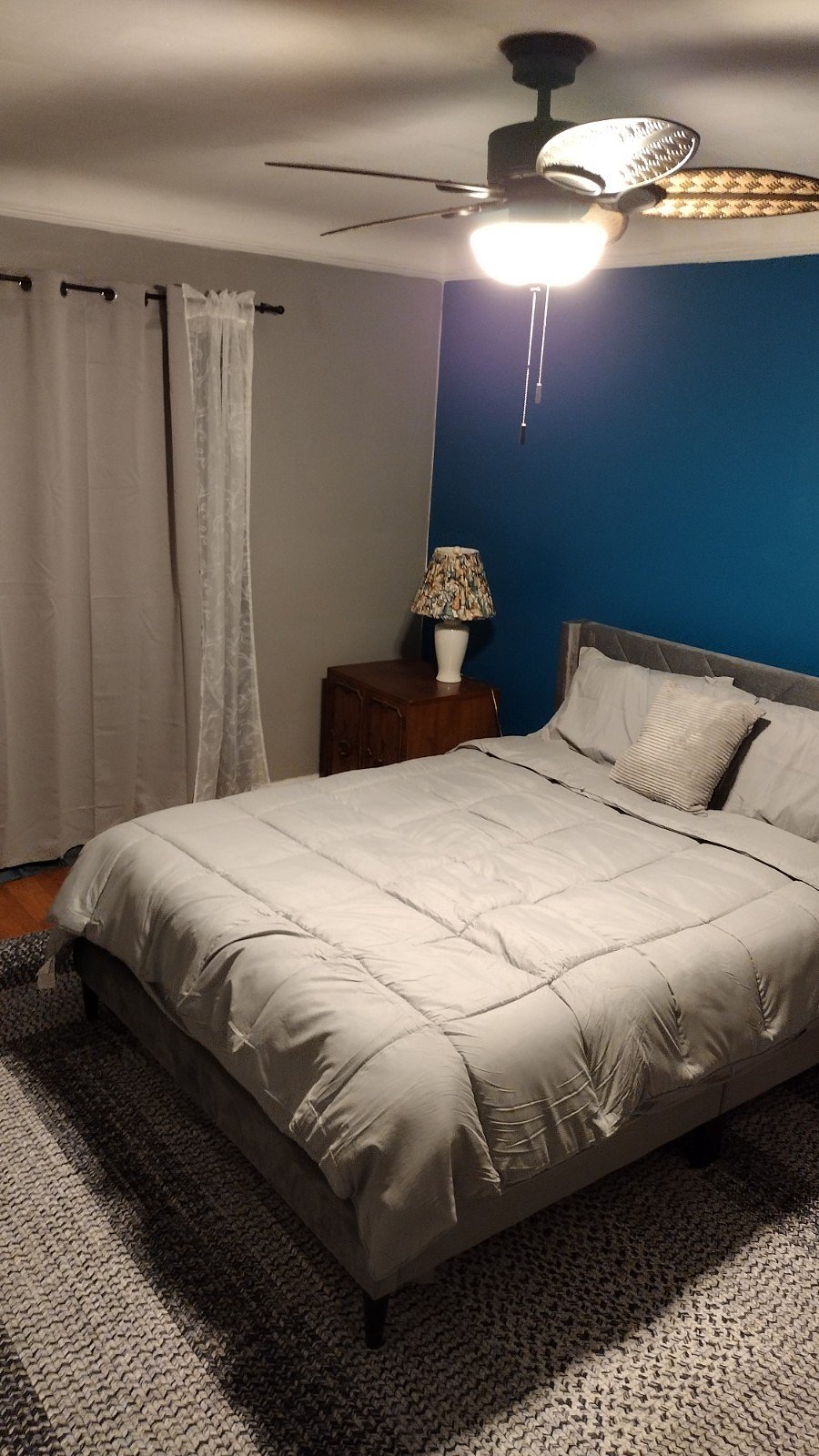 Main bedroom with enclosed porch