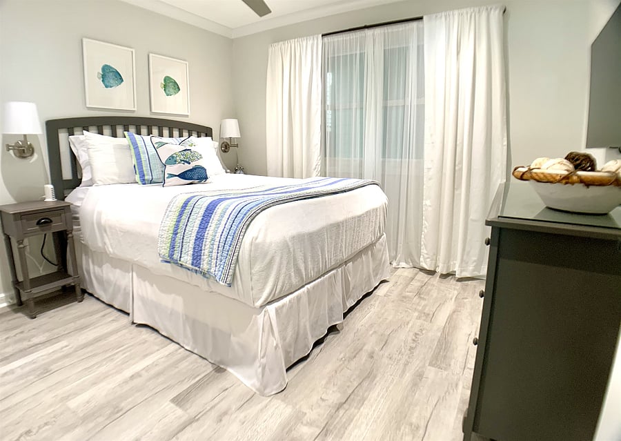 Light and airy third bedroom