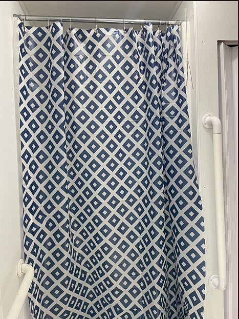 Shower Stall in primary bedroom