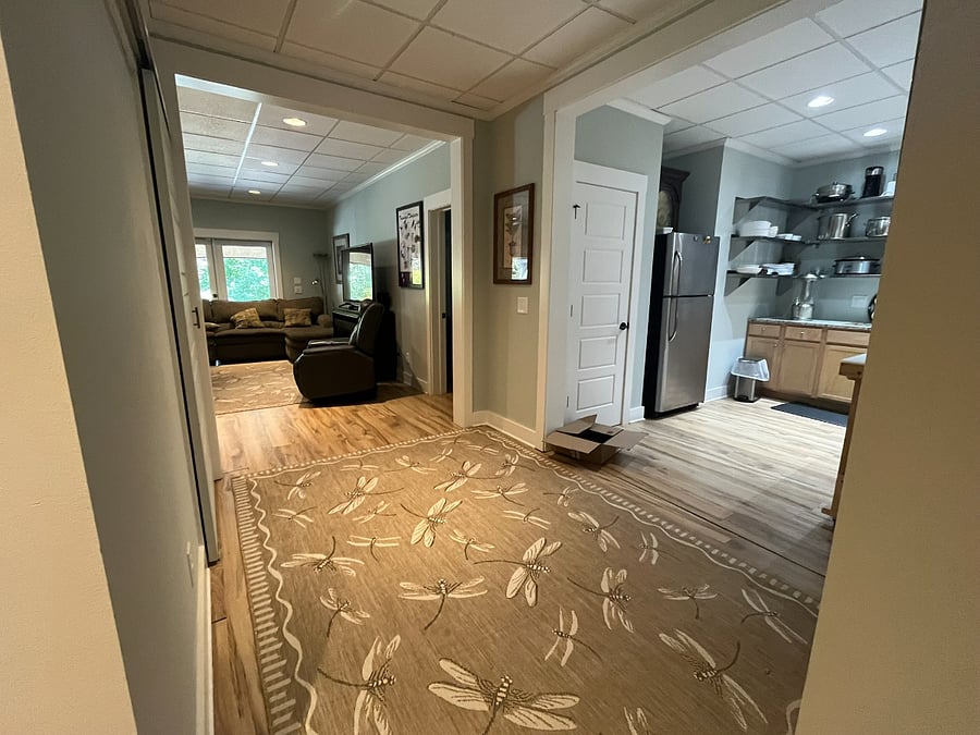 View Kitchen-Rec Area - Laundry On Left
