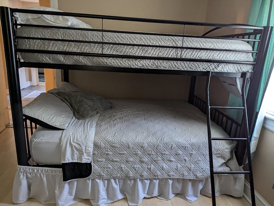 Bedroom #2 has 2 Full beds