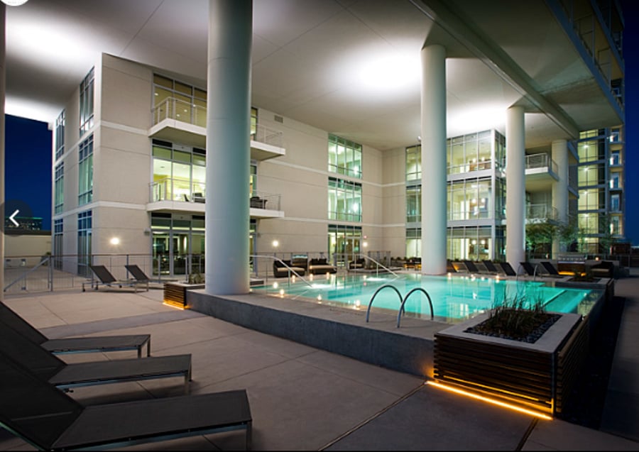 Two pools available to residents