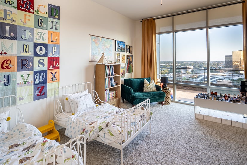 Third bedroom with 2 twin beds