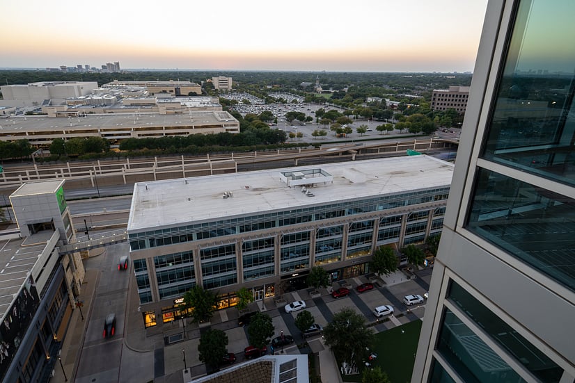 Walkable mall area with shops and restaurant + Northpark Mall just across the way (5 min walk)