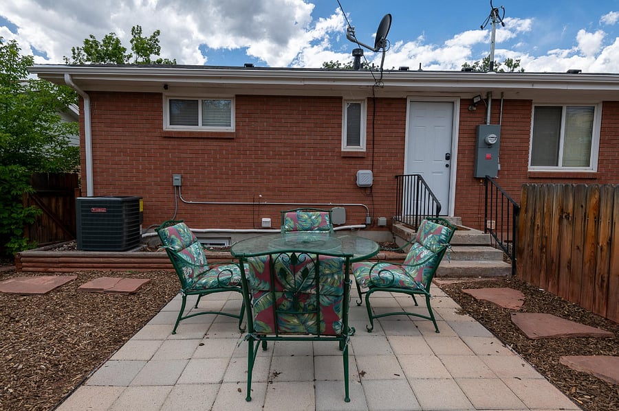 Private patio