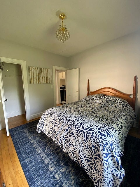 This is a west and north facing bedroom with two windows and black out curtains.