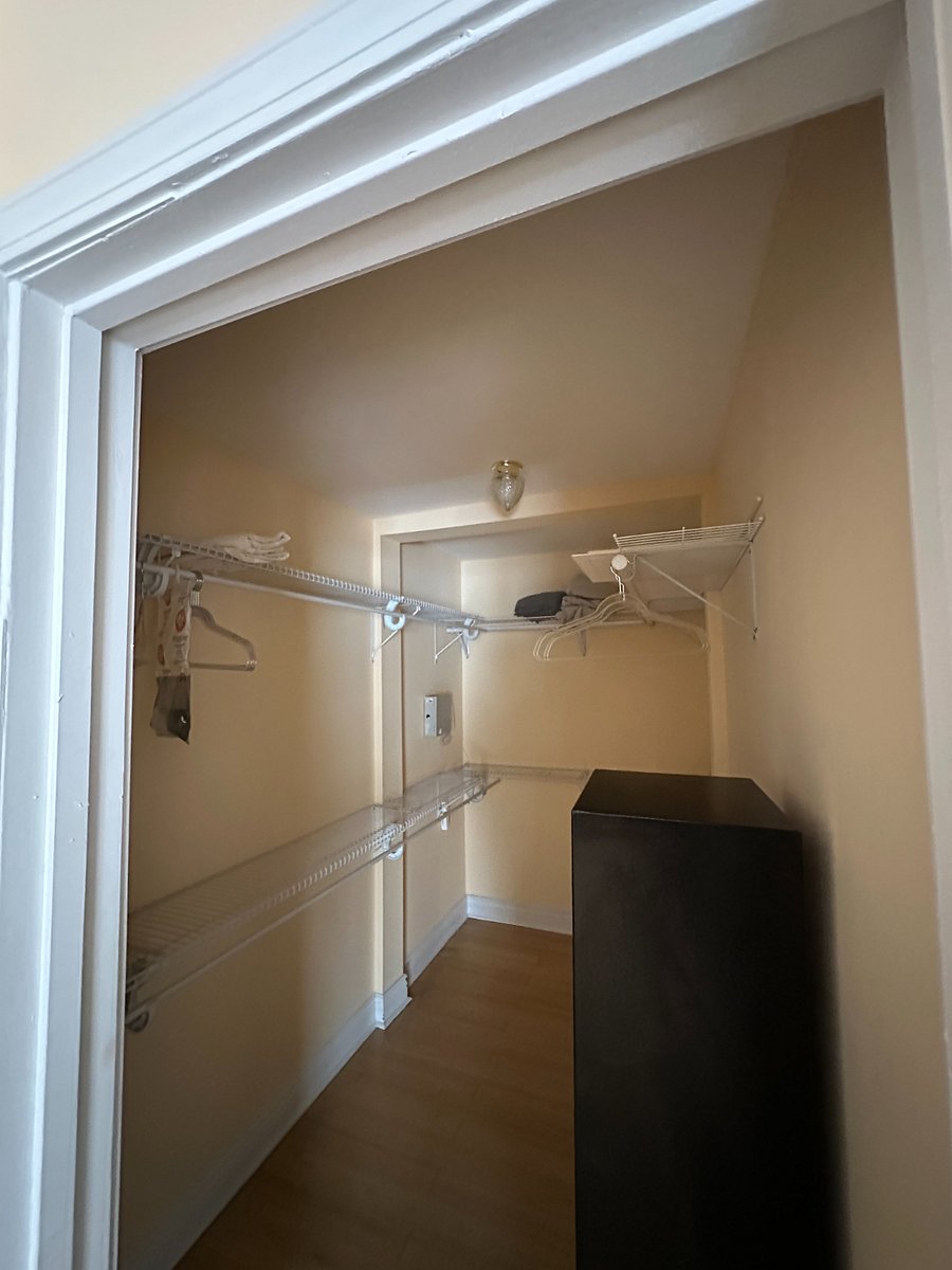 Master walk in closet