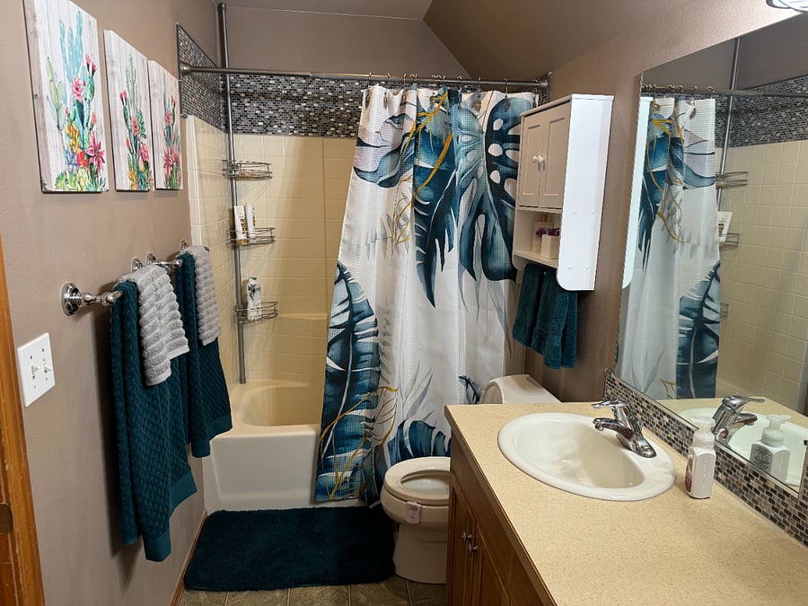 Bathroom #3 is Shared between Bedroom # 3 and 4 