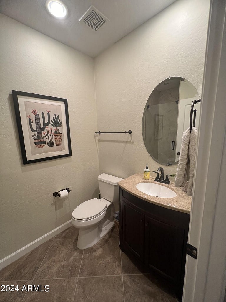 downstairs hallway bathroom with shower