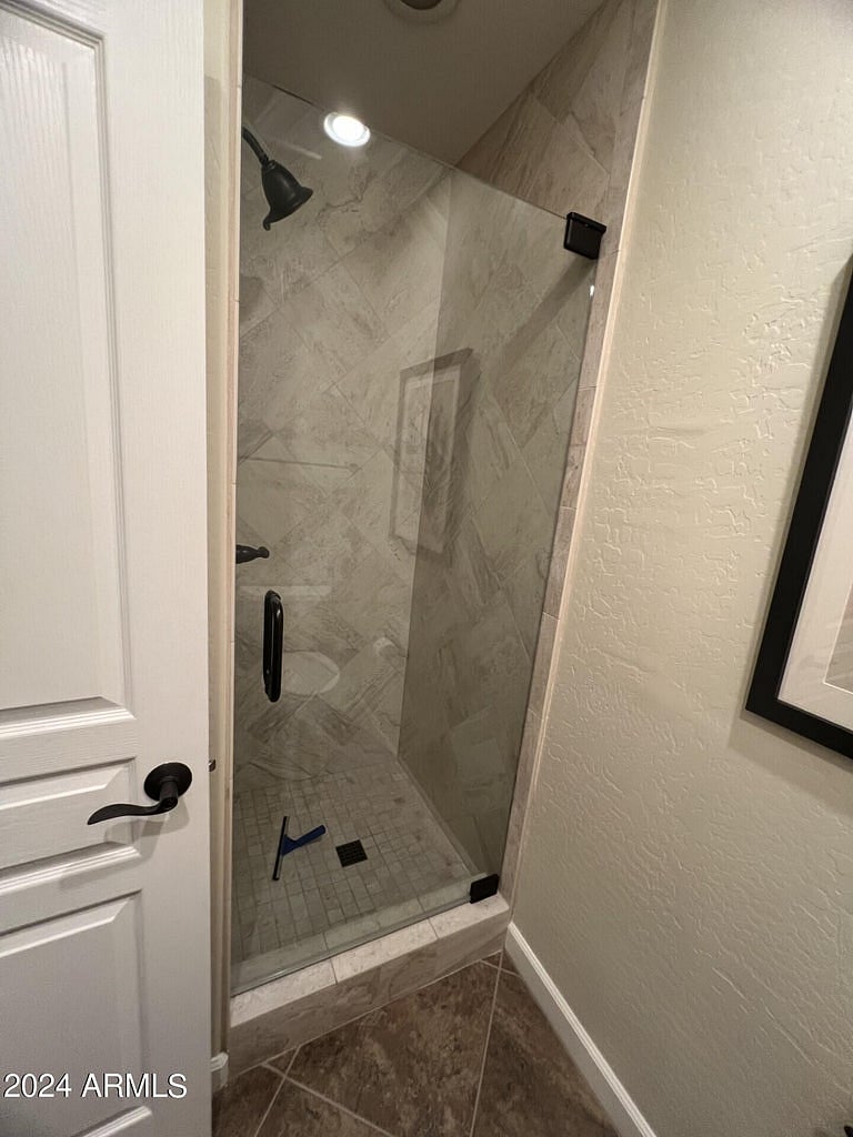 downstairs bathroom shower