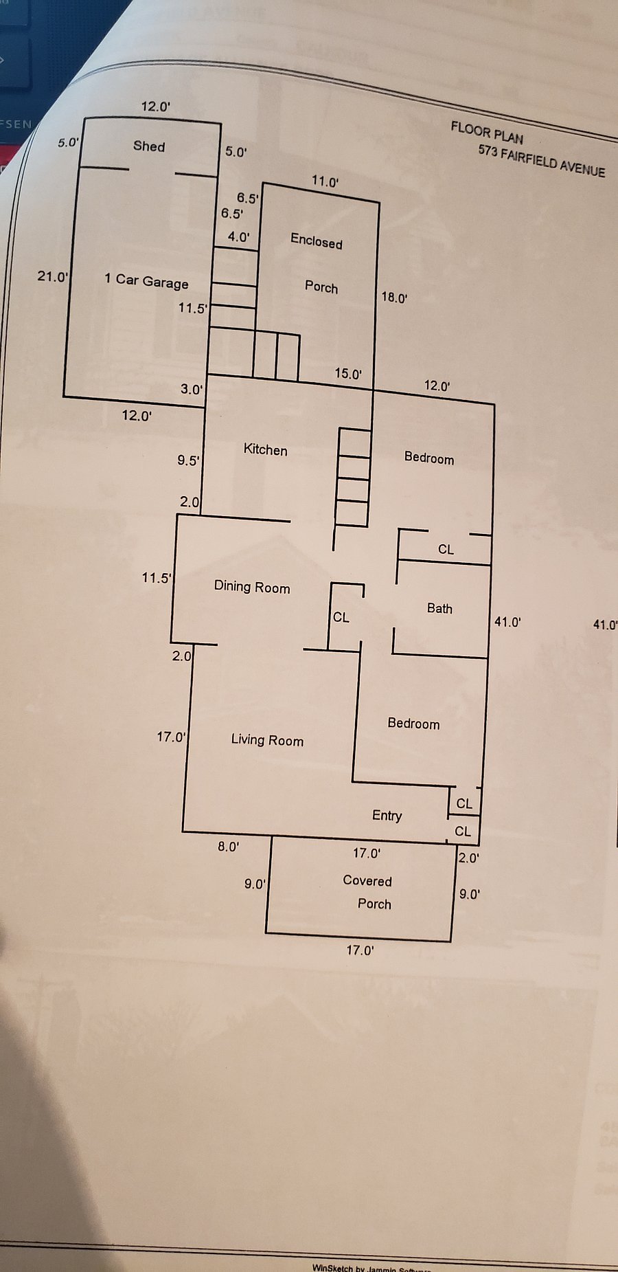tere is an additional upstairs bedroom and workspace making it approximately 1500 sq ft