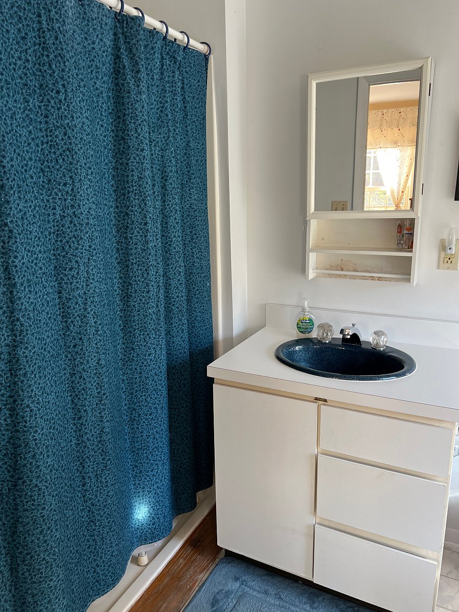 Bath with shower