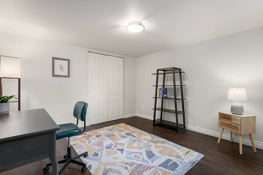 Second bedroom can be furnished either as a WFH office or queen bedroom, depending on preference of tenant.