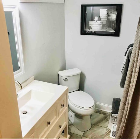 Master bathroom