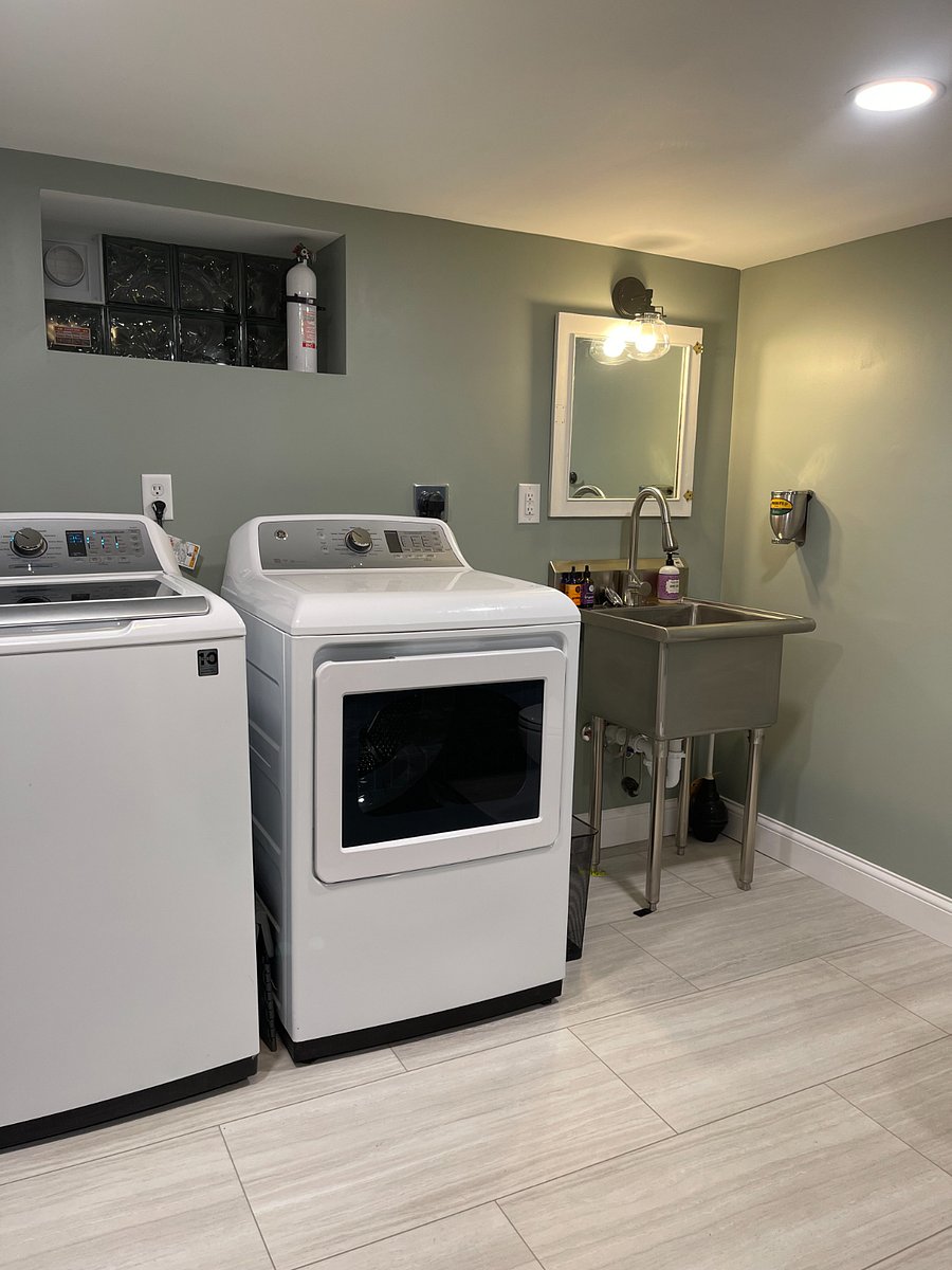 Shared laundry.