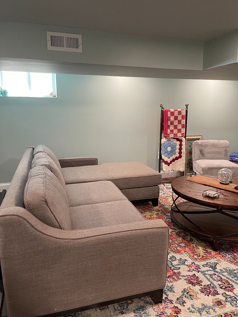 Tenant lower level living area.