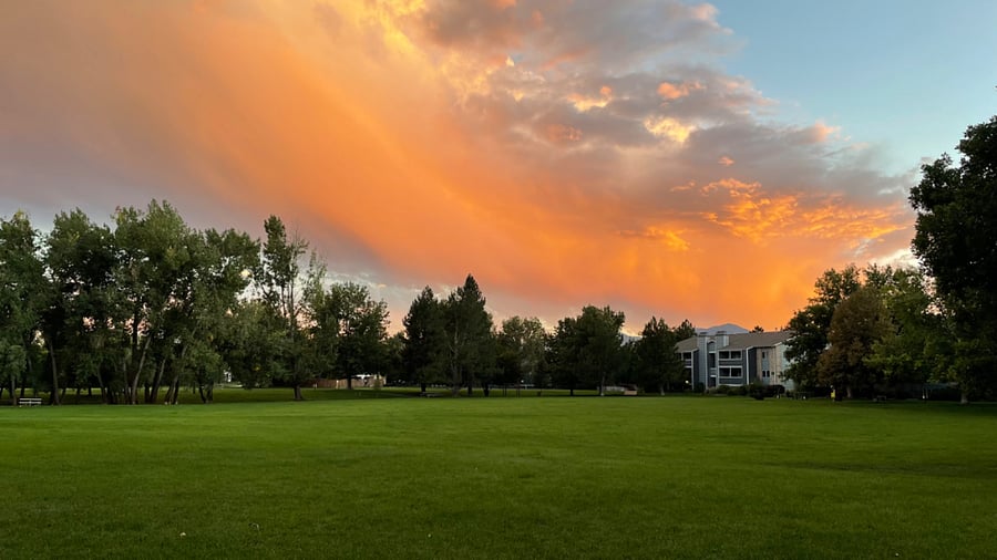A block away from condo at Commons Park