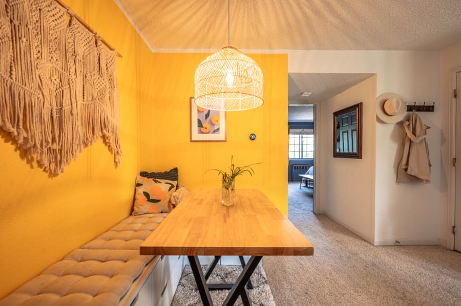 Bright dining room