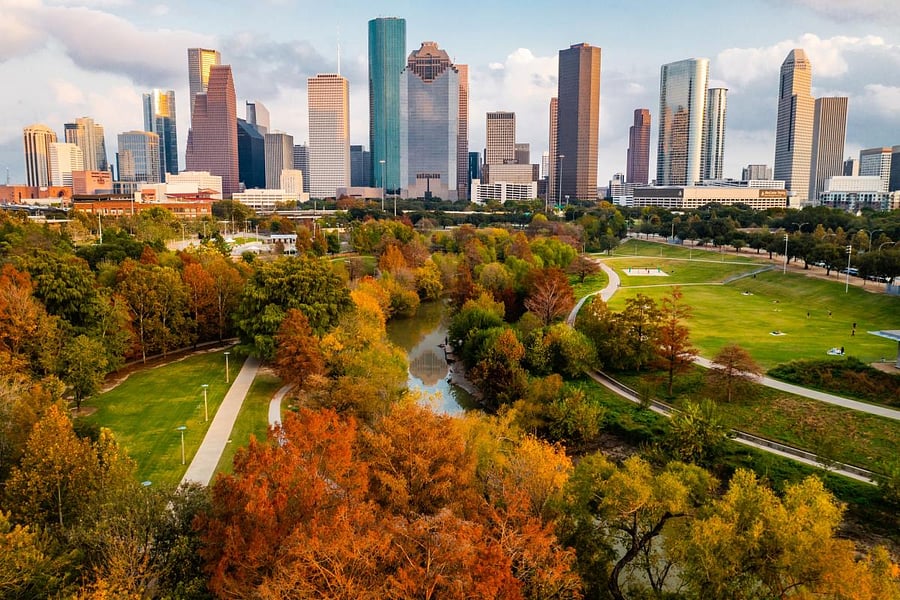 Beautiful view of downtown, 10 minutes from the house
