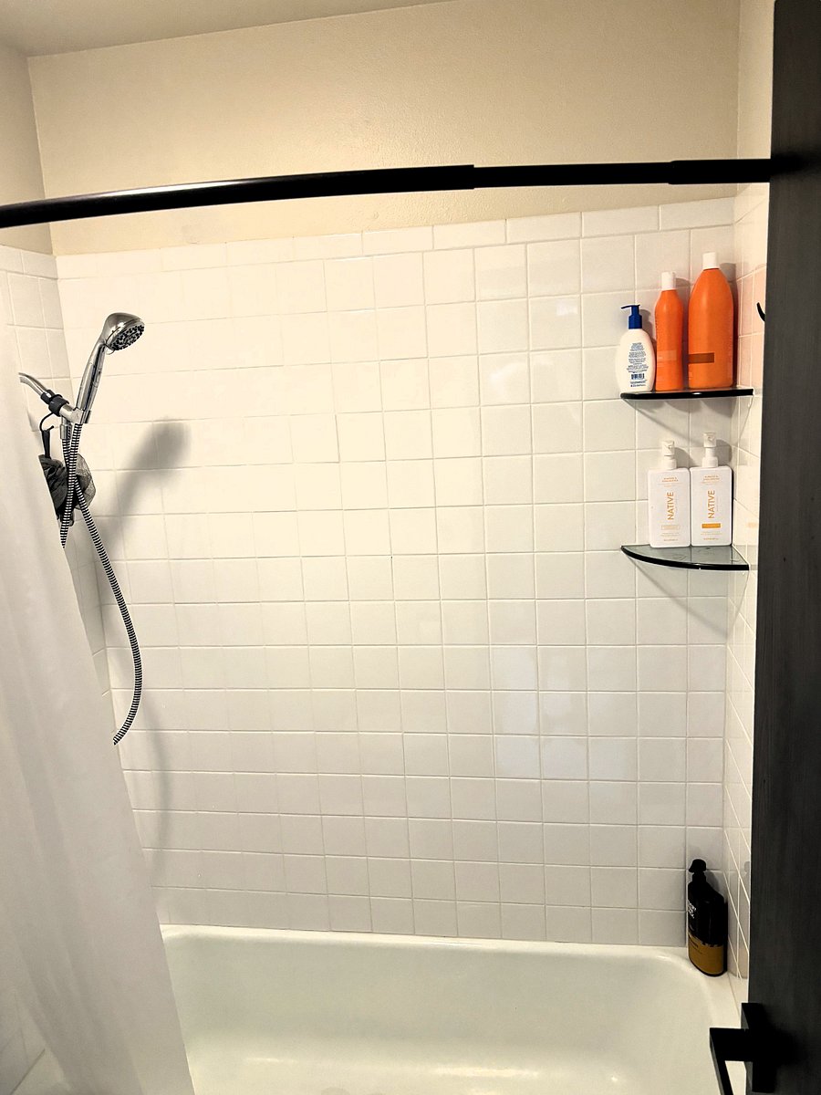Combo shower and tub