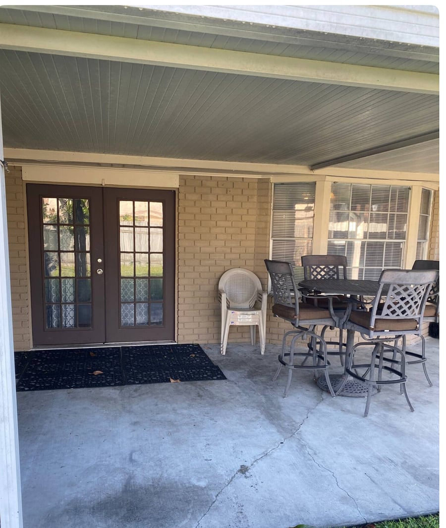 Back patio