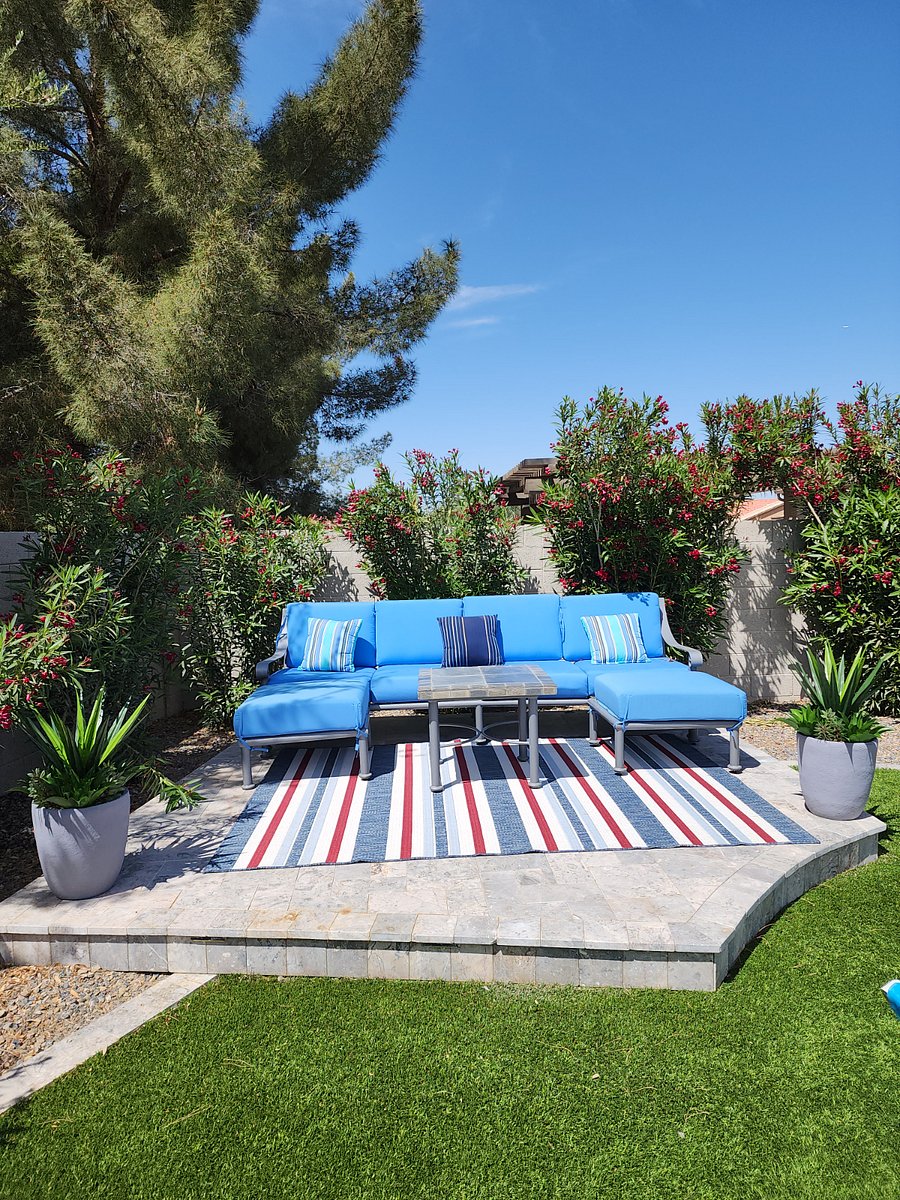 The garden escape. Perfect for morning coffee or afternoon cocktails.