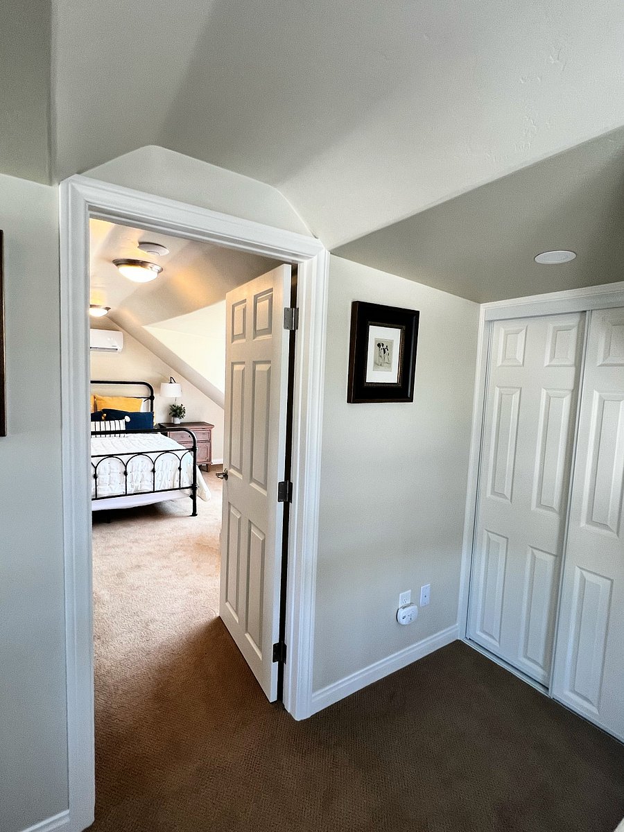Looking into Loft Room from Stairwell, Additional Closet in Exterior of Loft Room
