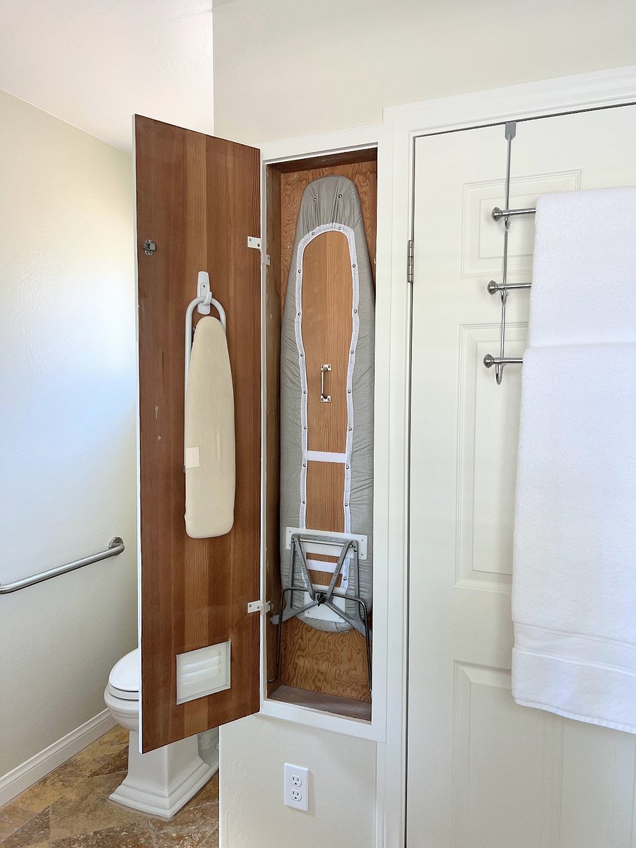 Iron Board in Master Bath