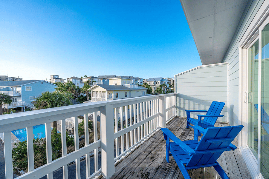 Balcony off of bedroom #2