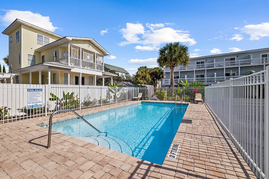 Private community swimming pool