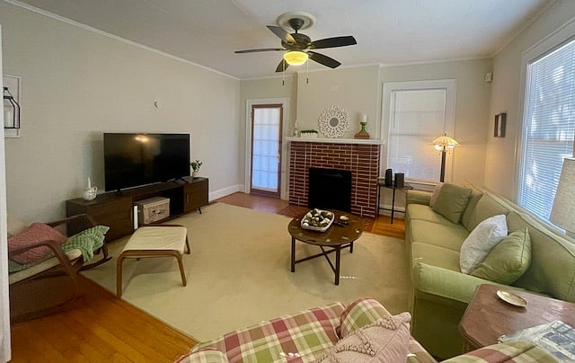 cozy living room area with lots of natural light
