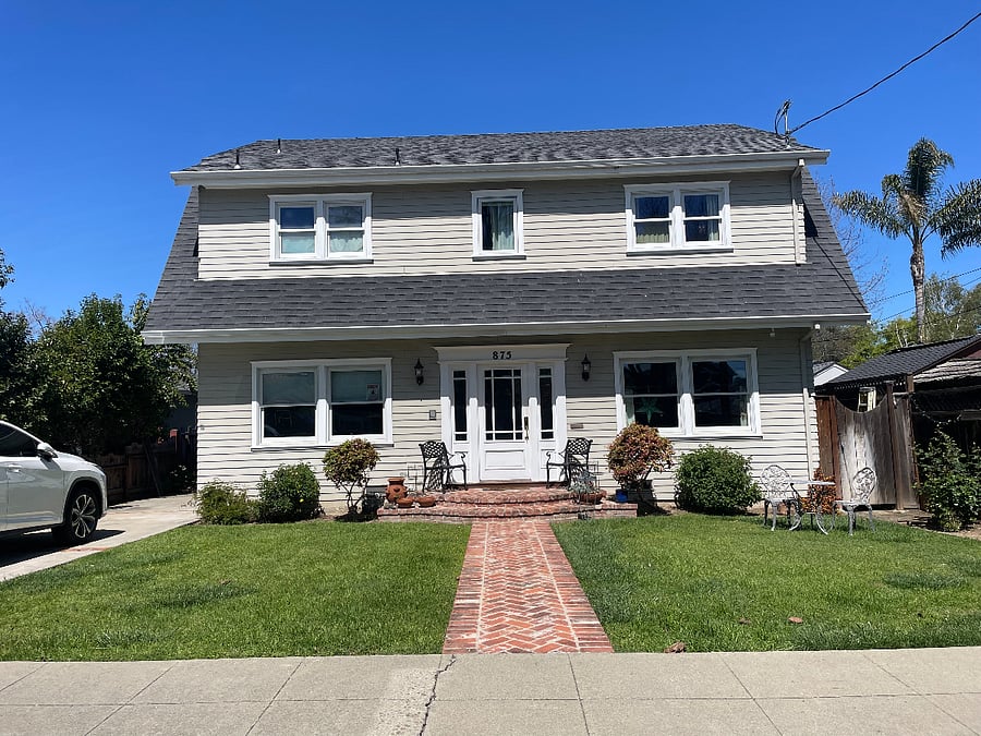 Front view of our beautiful home
