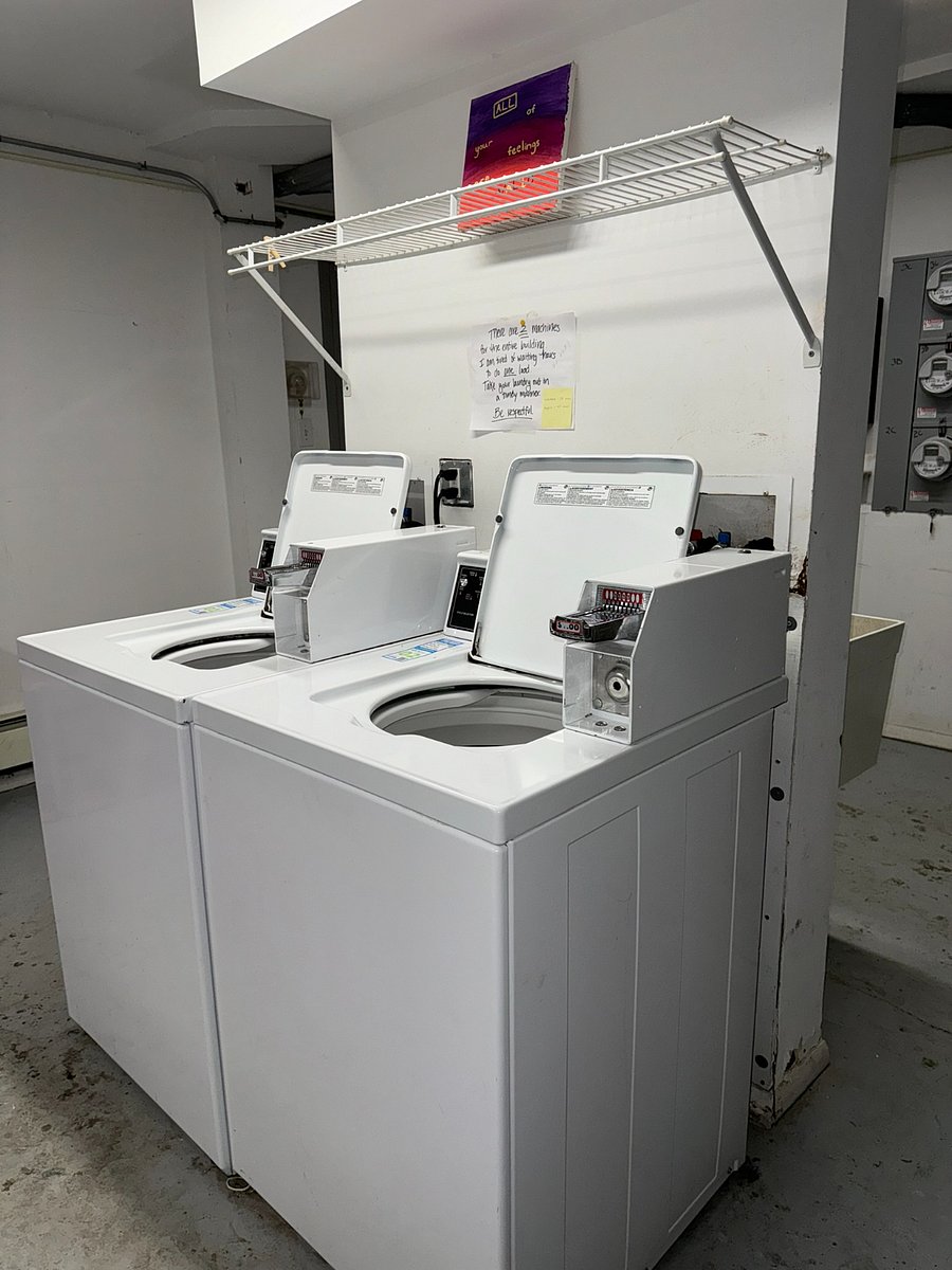 Two dryers.  The laundry room is conveniently located on the main floor.