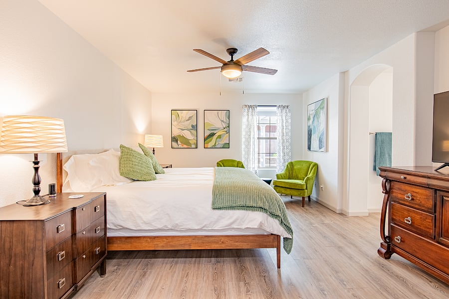Master Bedroom with King Bed