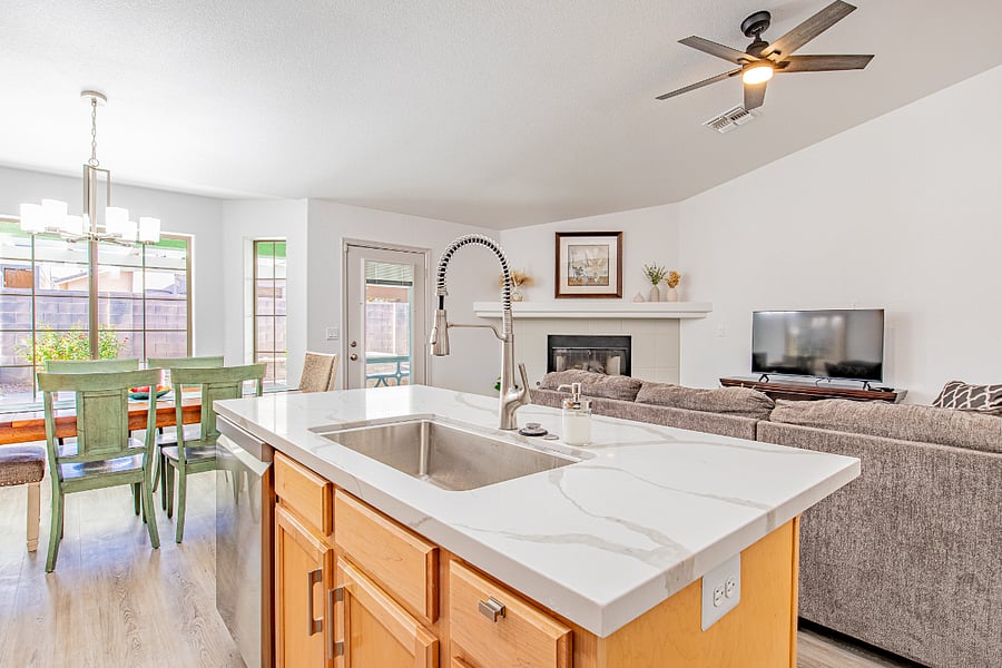 Kitchen Island with Sink