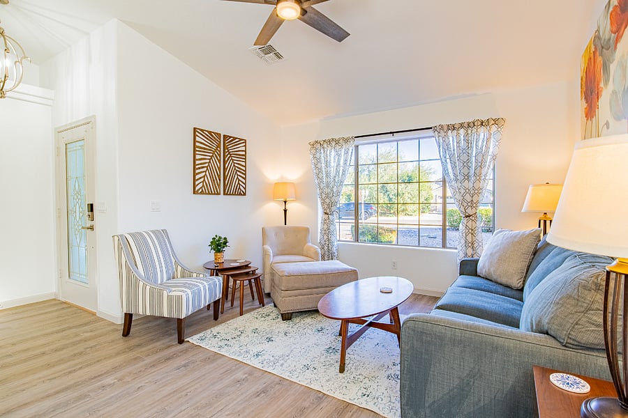Entry & Living Room