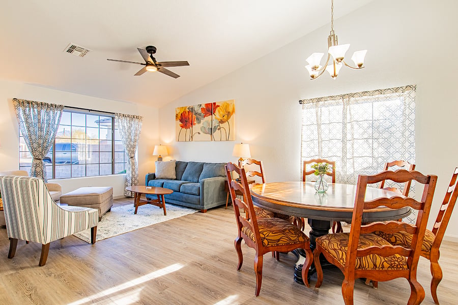 Living Room & Dining Table