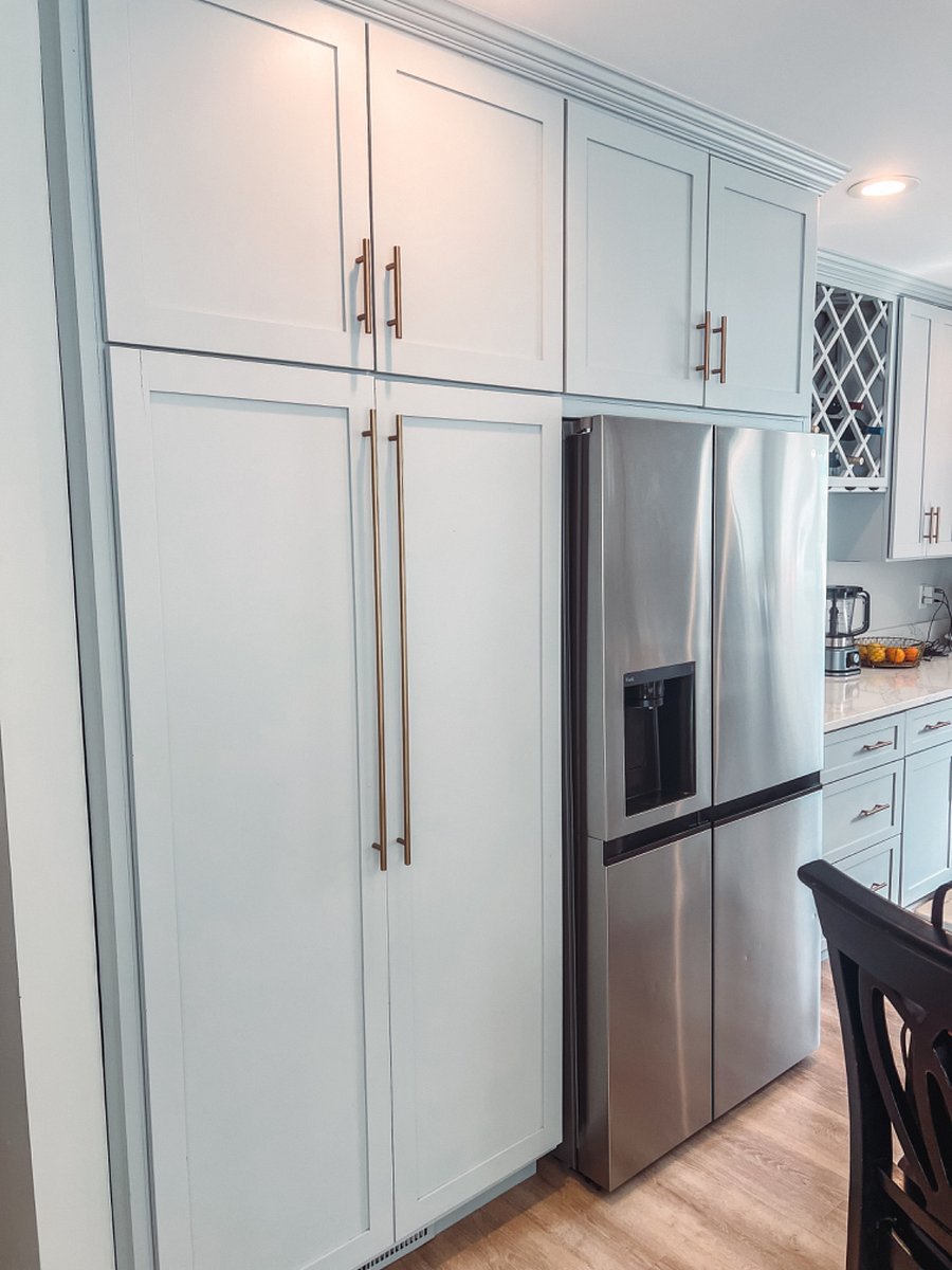 Large Pantry Cabinet for easy food storage.